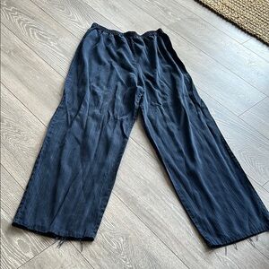 Black Wide-Leg Pants